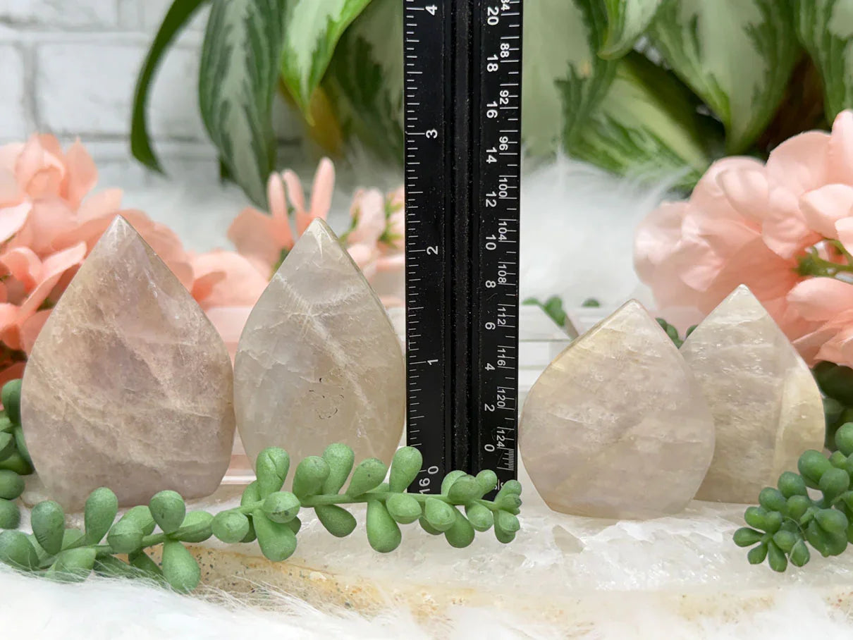 White Moonstone Flames