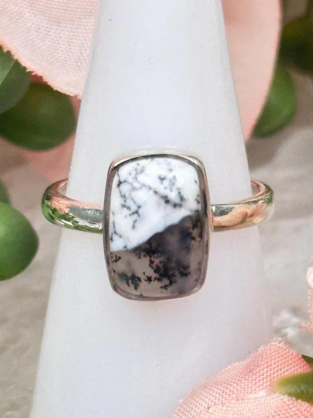rectangle-dendritic-opal-ring