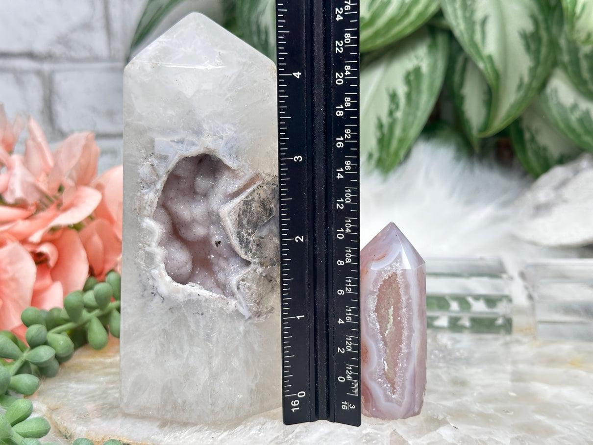 Unique Agate Crystal Points