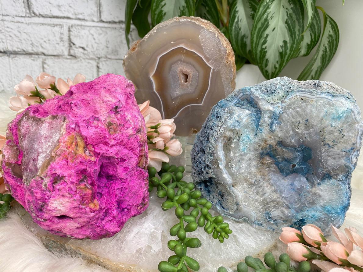 Standing Geode Displays