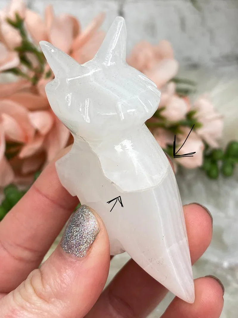 Onyx Triceratops Crystals