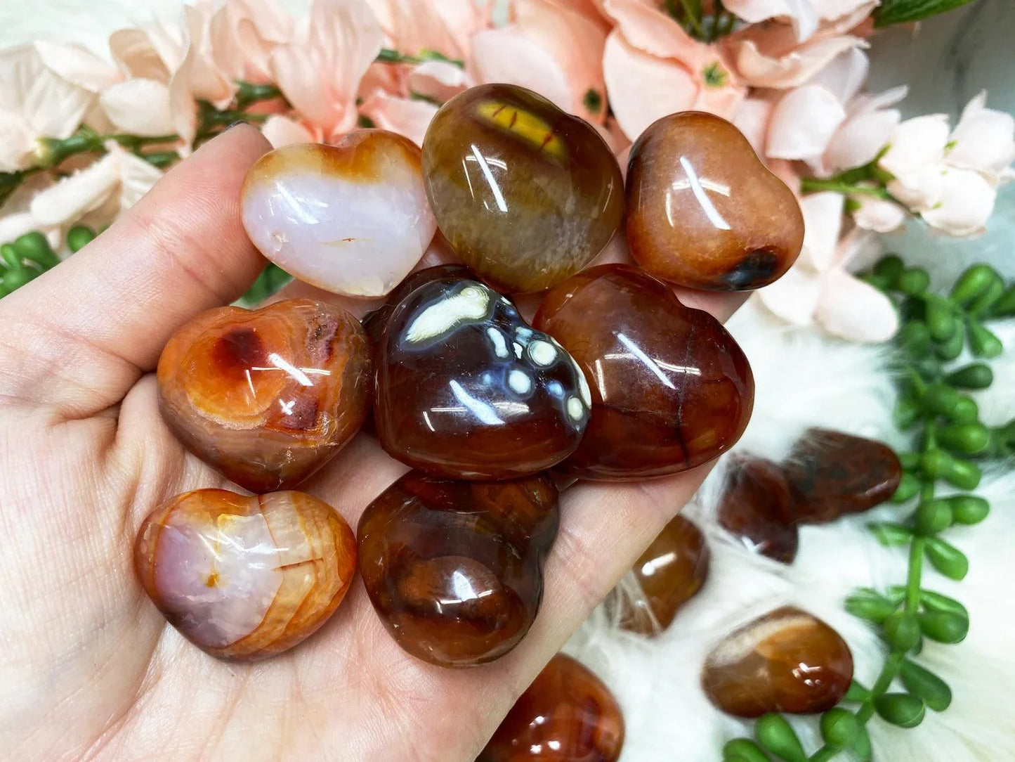 Madagascar-Orange-Carnelian-Agate-Pocket-Crystal-Hearts