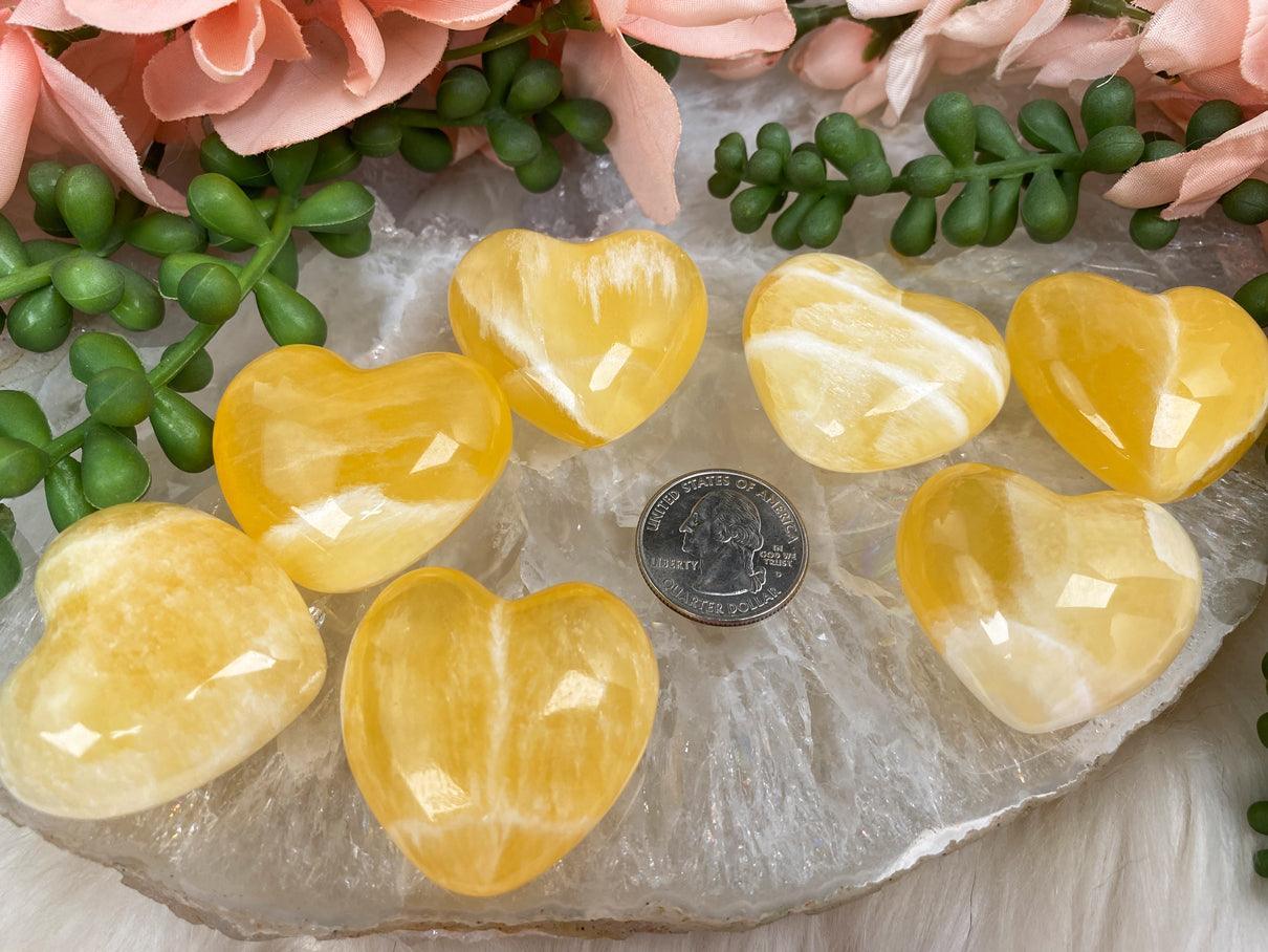 Orange-Calcite-HEart