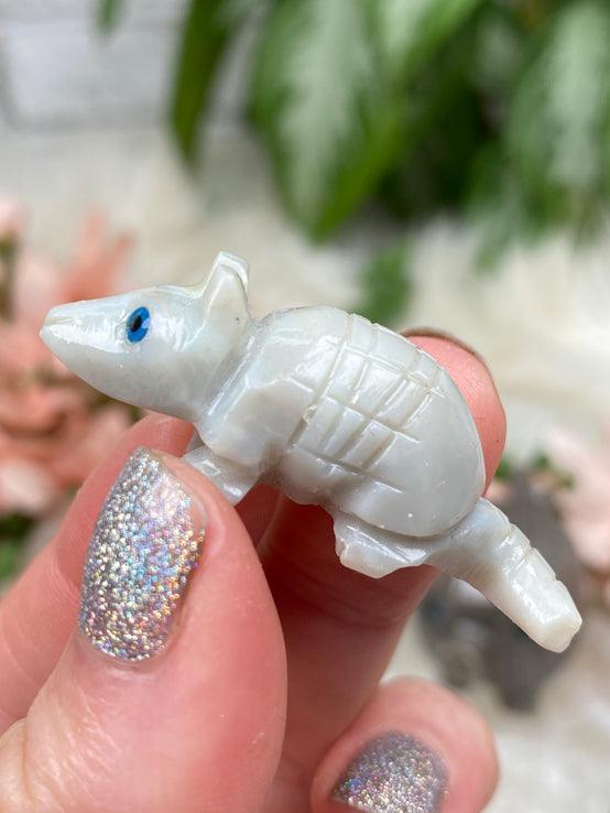 blue-soapstone-armadillo