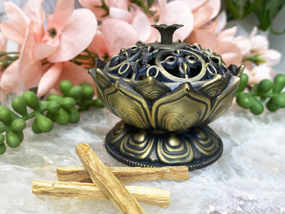 Brass-Lotus-Bowl-for-Burning-Incense-Palo-Santo-Sage