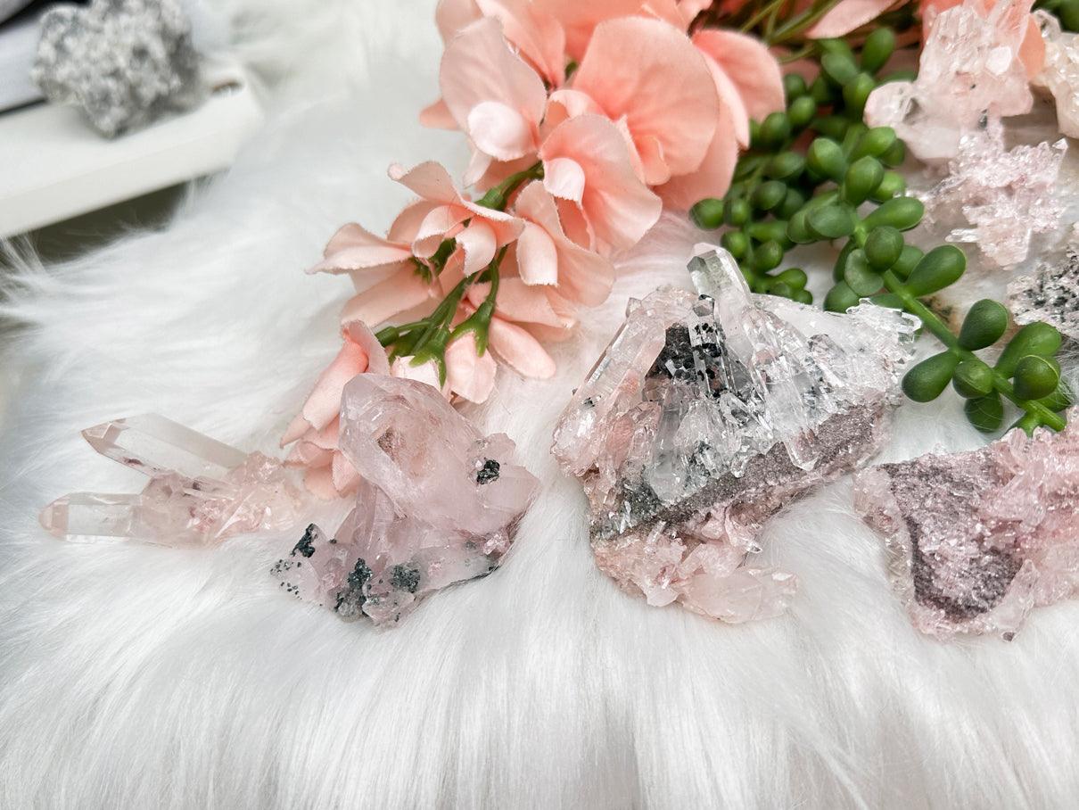 Pink Green Colombian Quartz