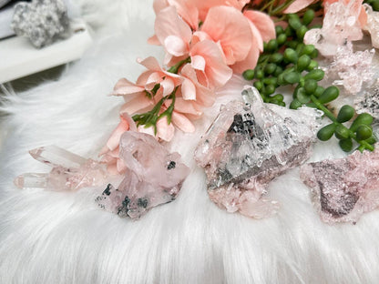 Pink Green Colombian Quartz