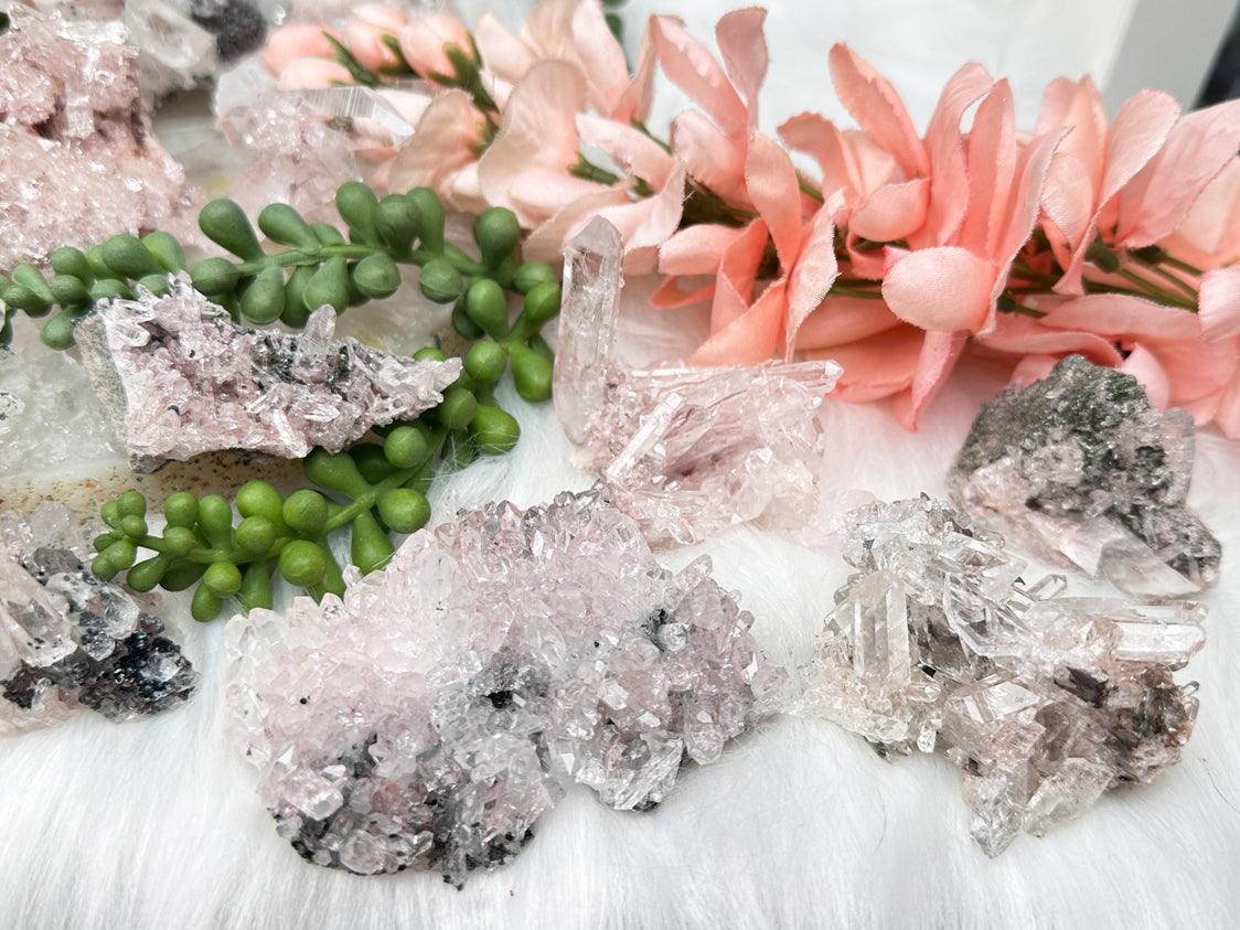 Pink Green Colombian Quartz