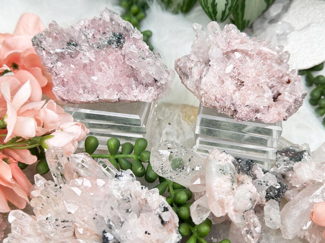 Pink Green Colombian Quartz