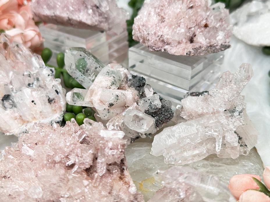 Pink Green Colombian Quartz