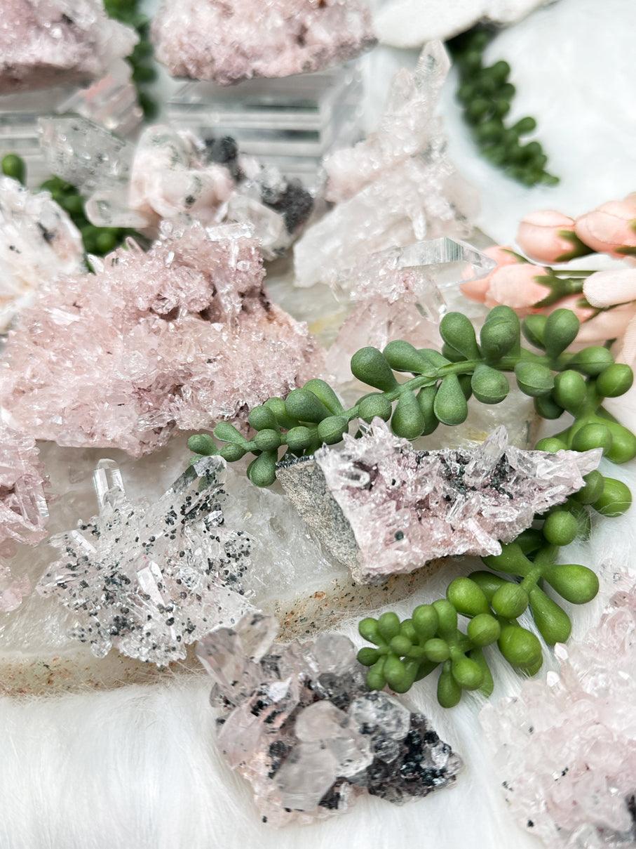 Pink Green Colombian Quartz