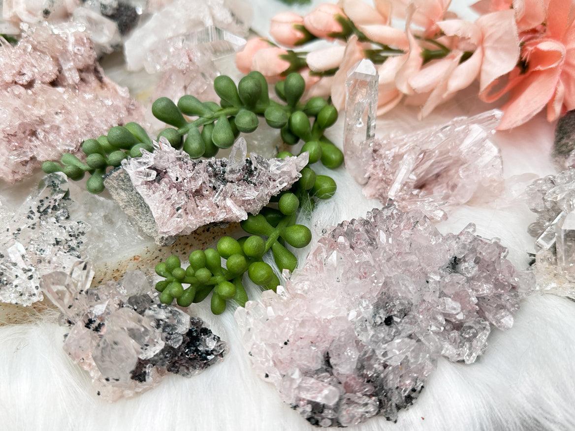 Pink Green Colombian Quartz