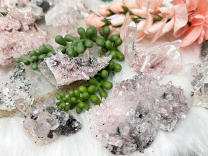 Pink Green Colombian Quartz