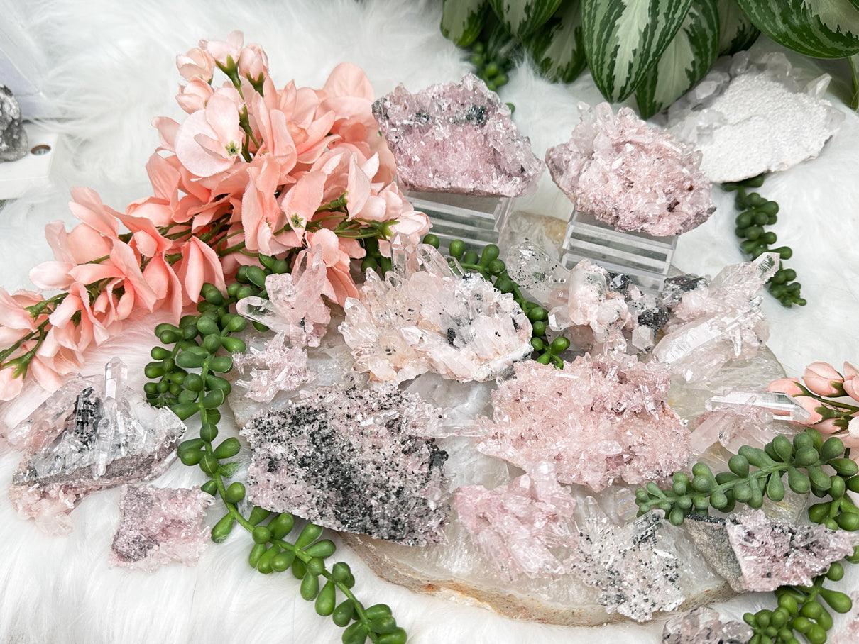 Pink Green Colombian Quartz