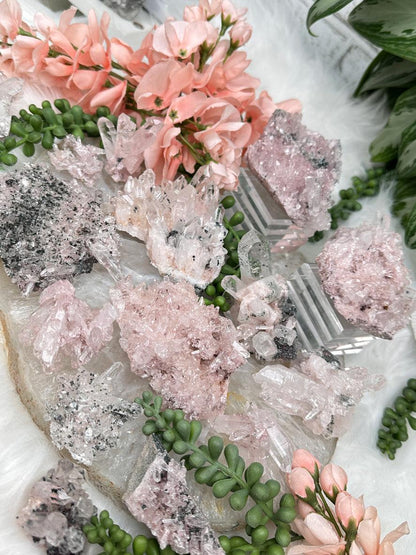 Pink Green Colombian Quartz