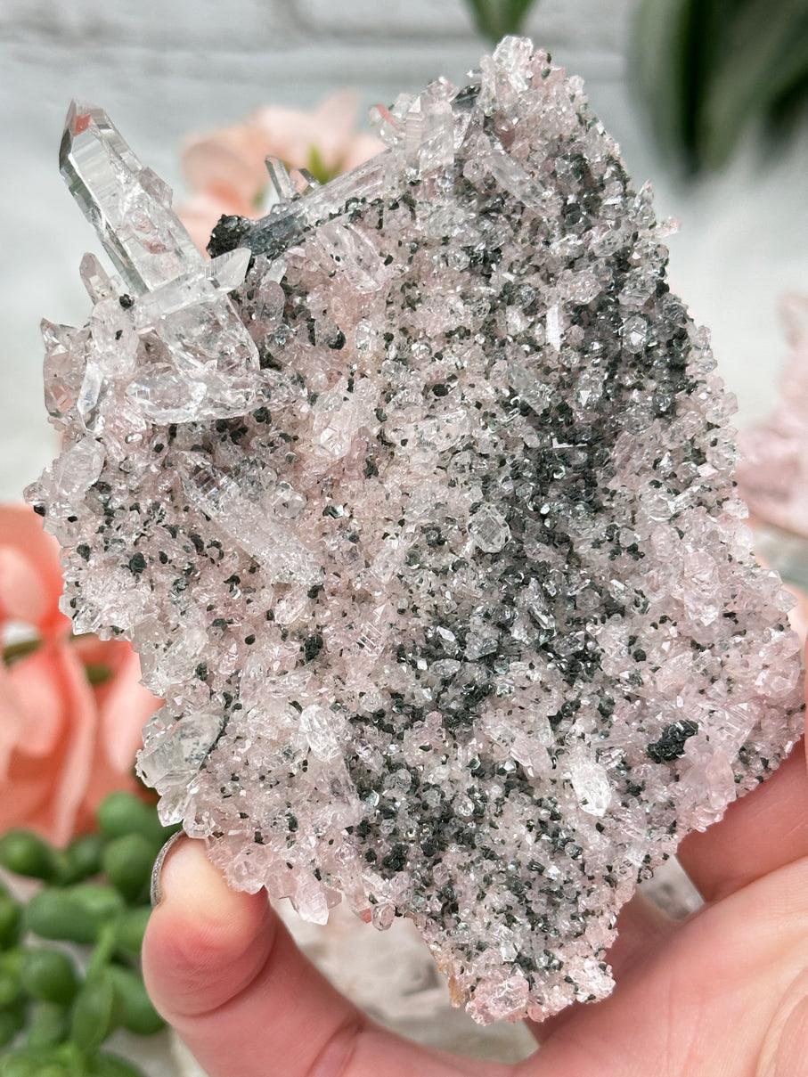 Pink Green Colombian Quartz