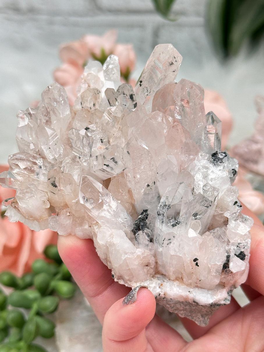 Pink Green Colombian Quartz