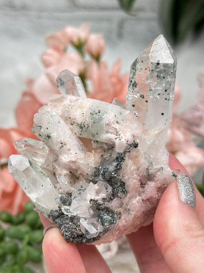 Pink Green Colombian Quartz