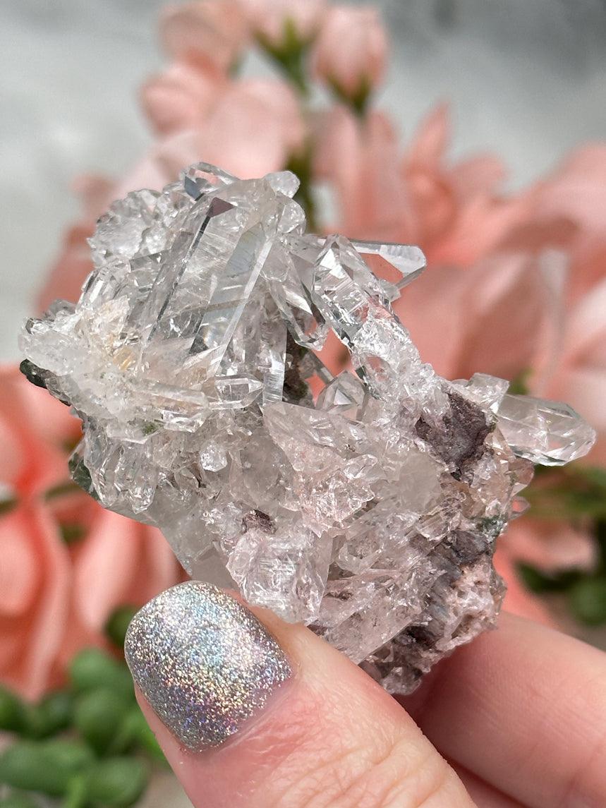 Pink Green Colombian Quartz