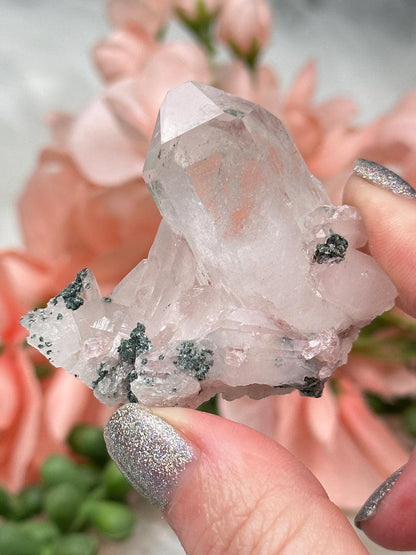 pink-colombian-cluster-green-chlorite