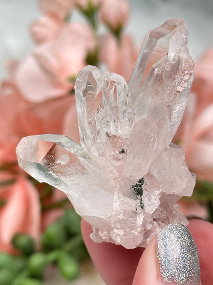 Pink Green Colombian Quartz