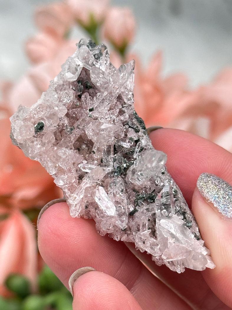 Pink Green Colombian Quartz