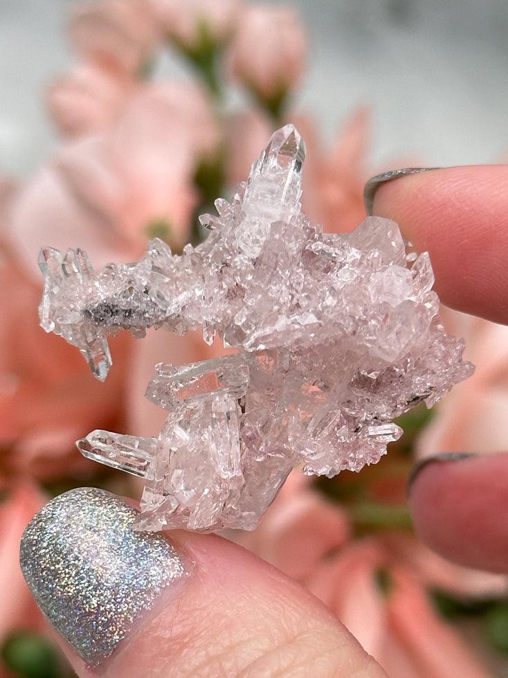 Pink Green Colombian Quartz