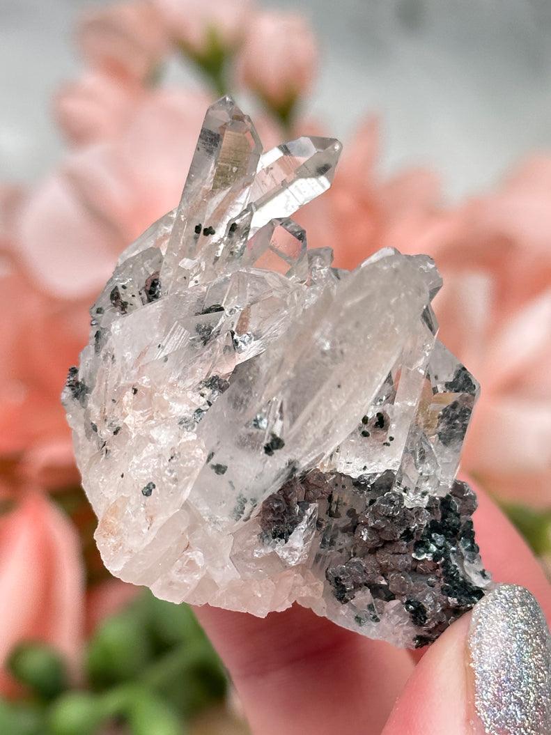 pink-colombian-cluster-green-chlorite