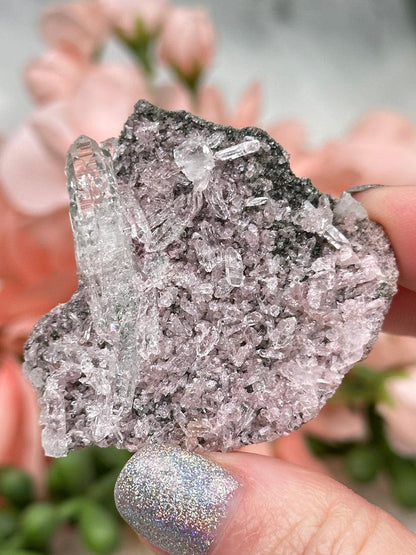 Pink Green Colombian Quartz