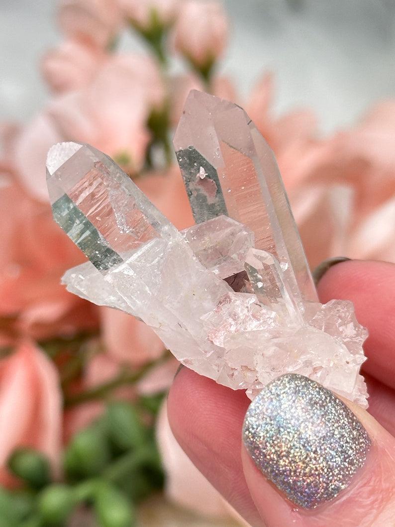 Pink Green Colombian Quartz