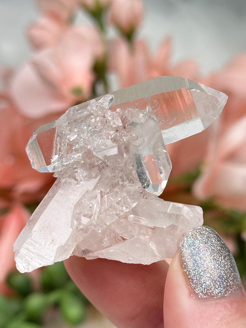 pink-colombian-cluster-green-chlorite