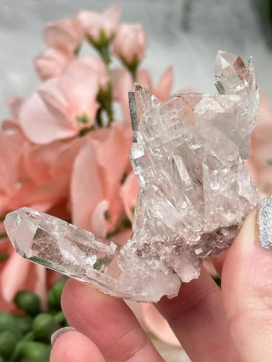 Pink Green Colombian Quartz