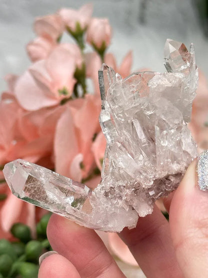 Pink Green Colombian Quartz