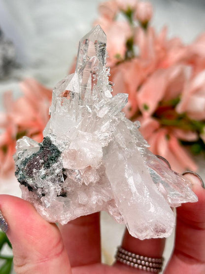 Pink Green Colombian Quartz