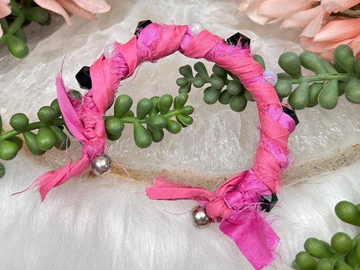 Moonstone Onyx Cuff Bracelet