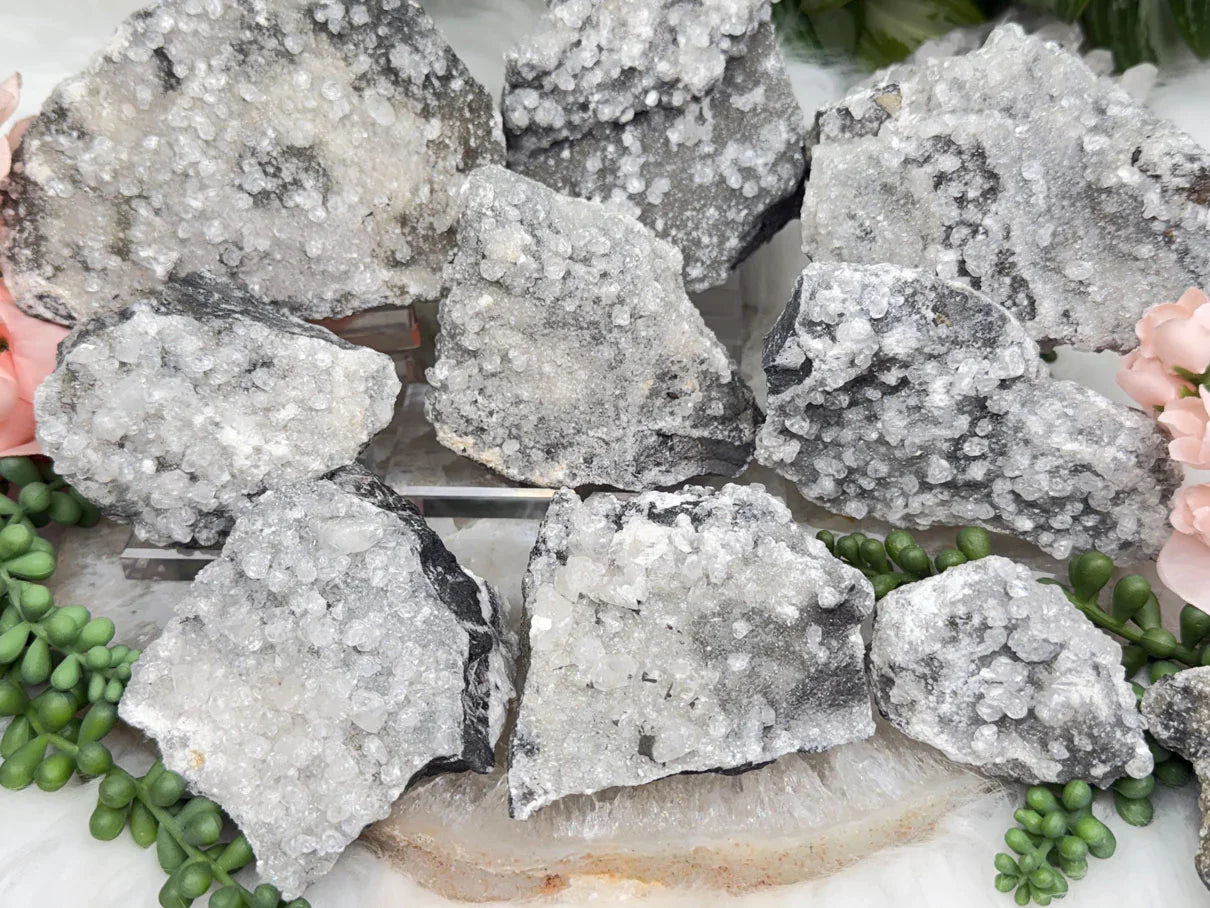 gray-sparkle-calcite-clusters-mexico