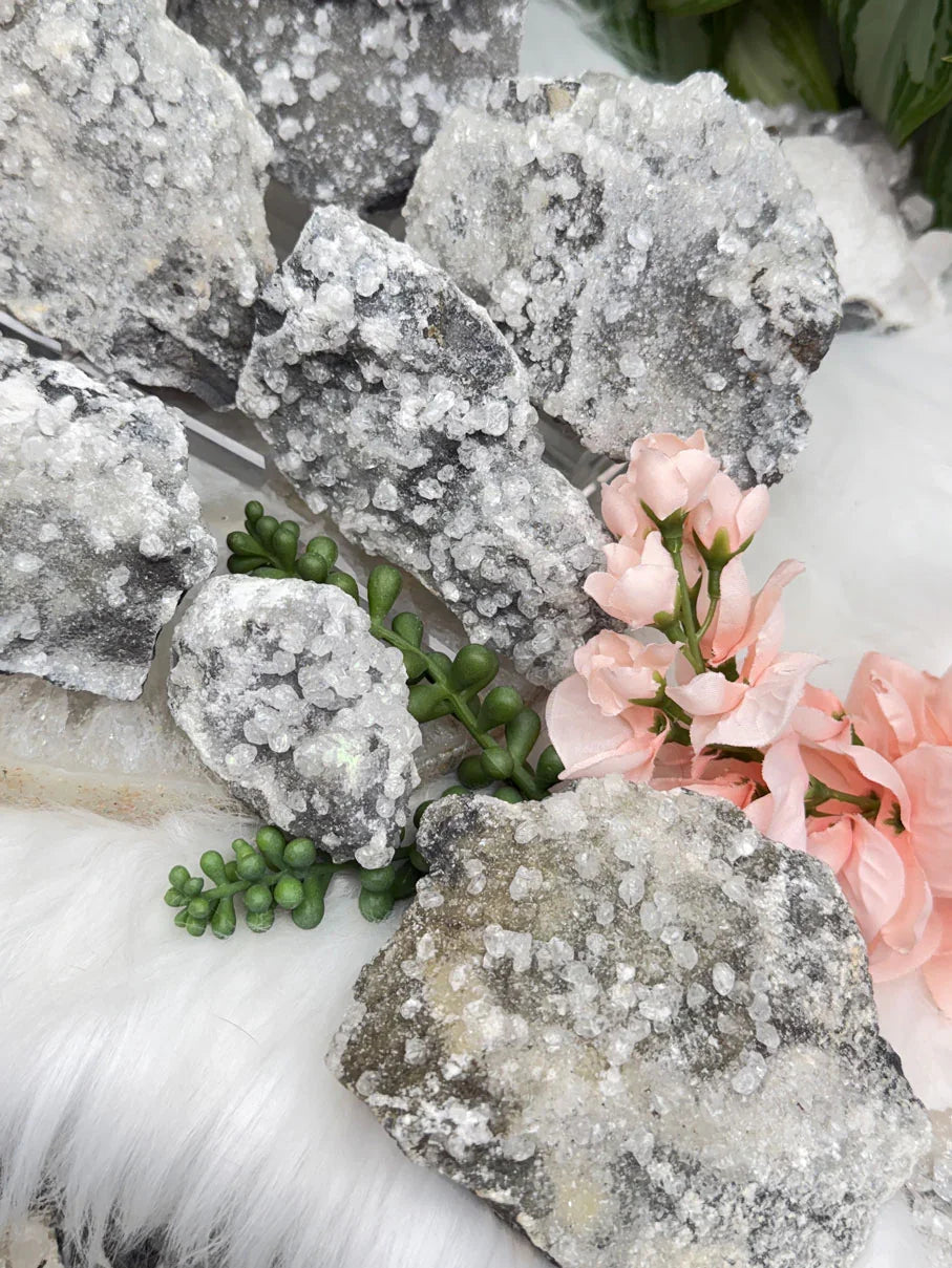 Sparkle Gray Calcite Crystals