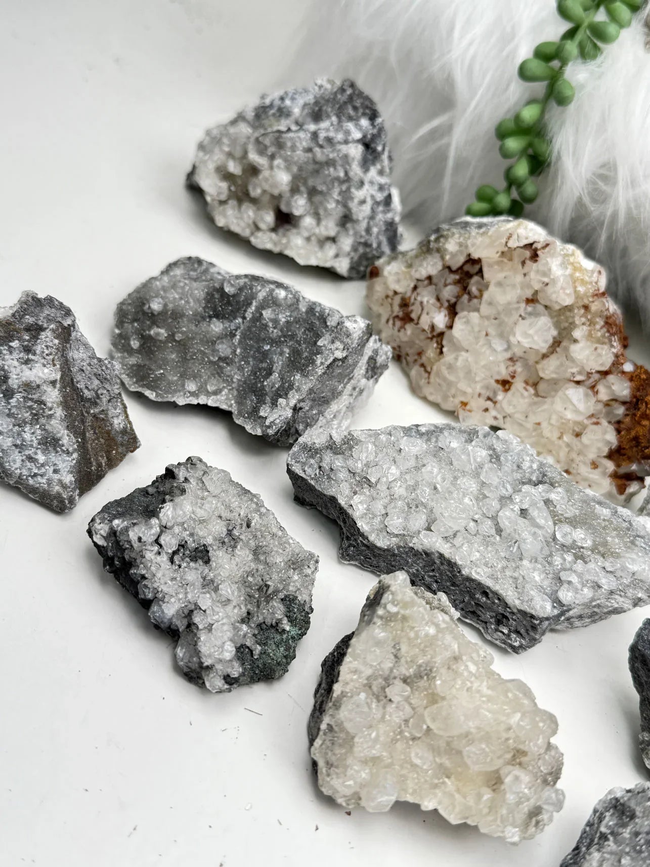 Sparkle Gray Calcite Crystals