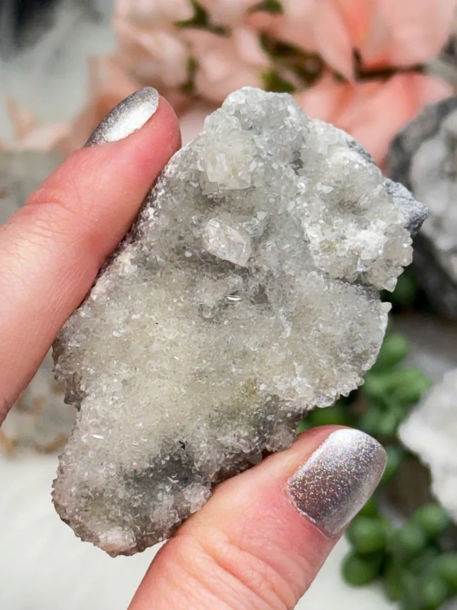 Sparkle Gray Calcite Crystals