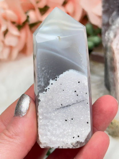 Agate Crystal Points