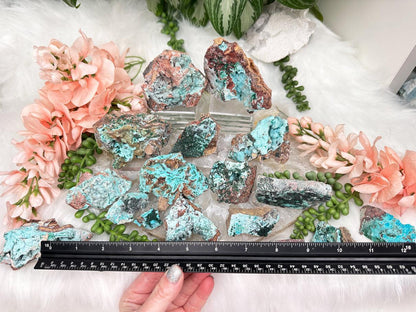 Unique Druzy Chrysocolla Malachite