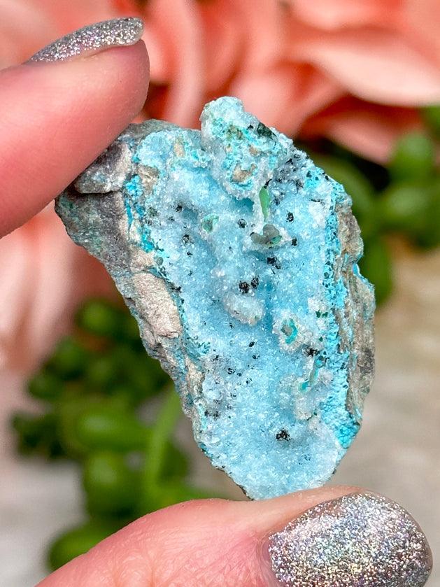 Unique Druzy Chrysocolla Malachite