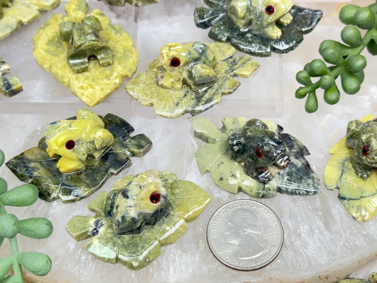 Serpentine Frog Crystal
