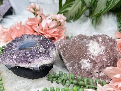 Amethyst Candle Holders