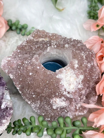 Amethyst Candle Holders