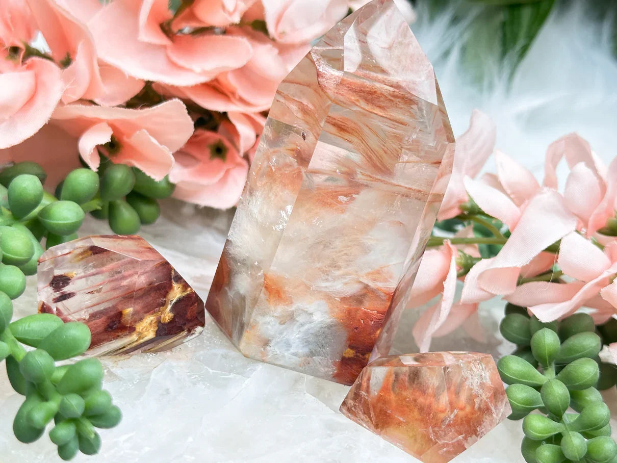 Red Amphibole Quartz