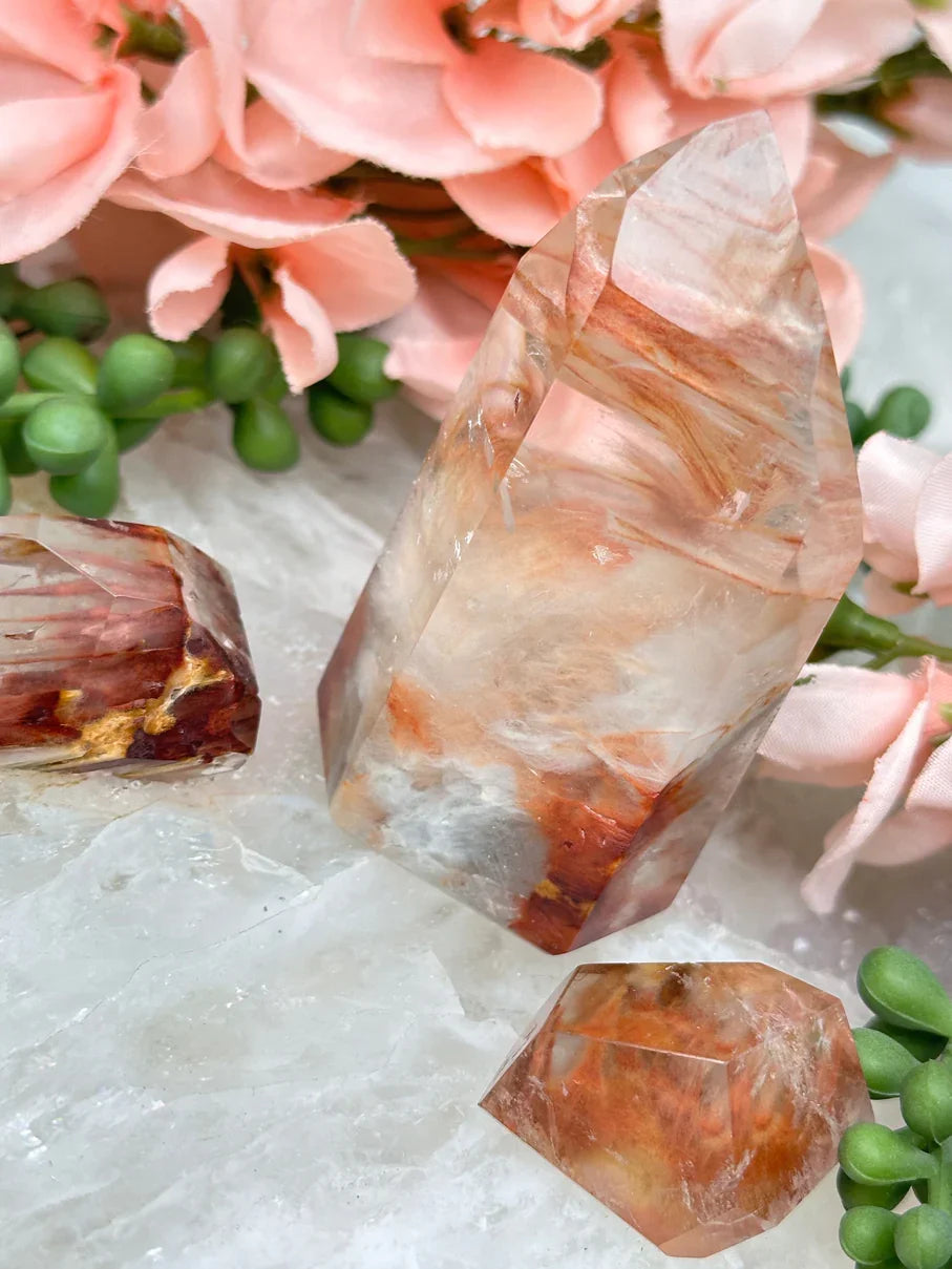 Red Amphibole Quartz