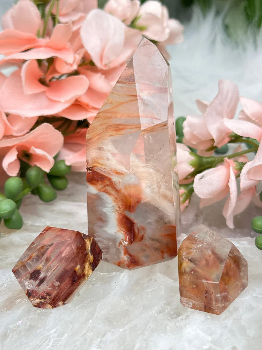 Red Amphibole Quartz