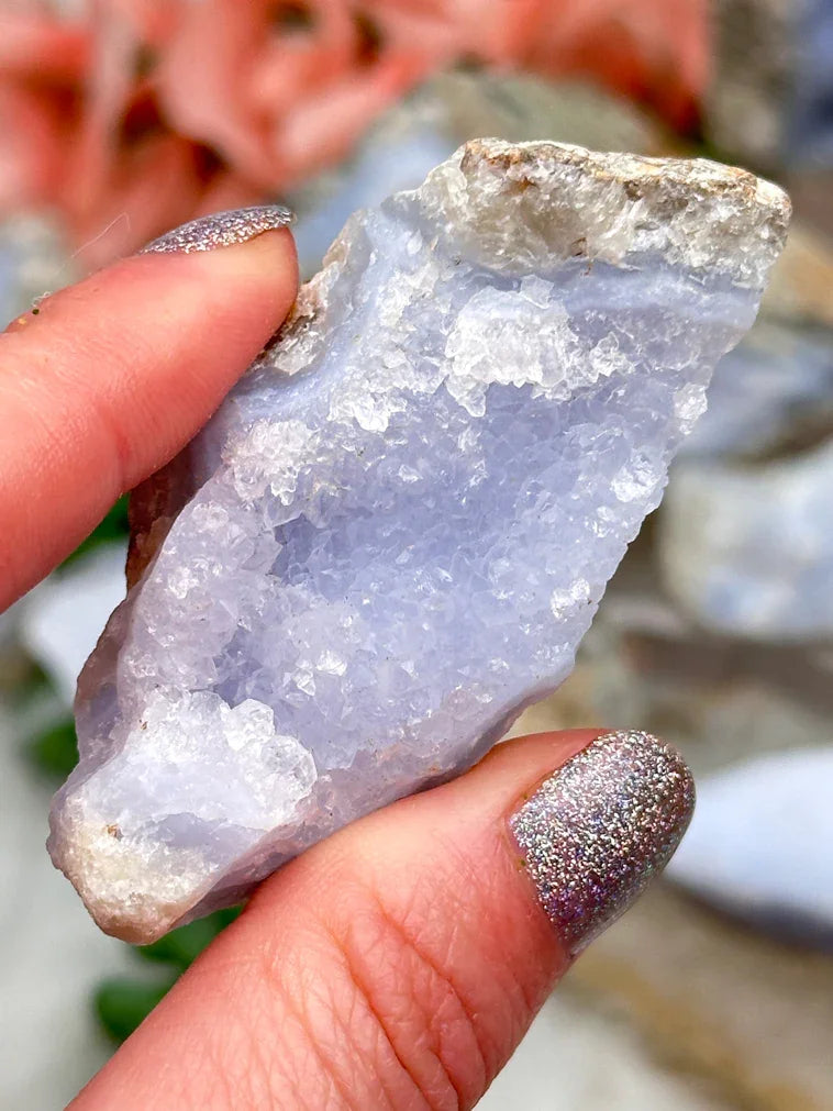 Blue Holly Agate Clusters