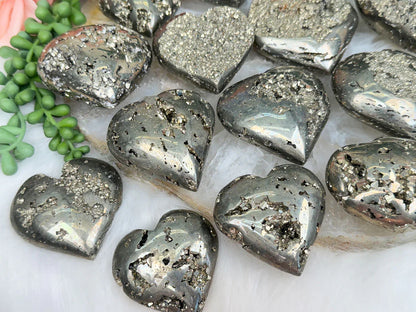 Peruvian Pyrite Hearts